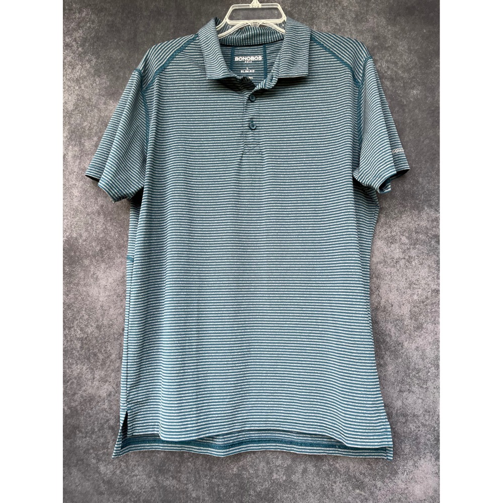 Bonobos‎ Golf M-Flex Polo Shirt Mens Large Slim Fit Preppy Country Club Sporty